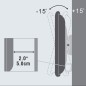 Vivolink Wall mount medium tilt up to Vivolink Wall mount medium tilt up to